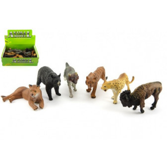 Zvířátka safari ZOO plast 10cm mix druhů 24ks v boxu