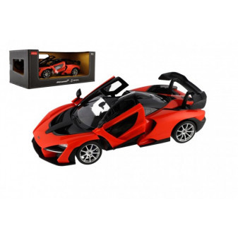Auto RC McLaren oranžové plast 32cm 2,4GHz na dálk. ovládání na baterie v krabici 43x18x22cm