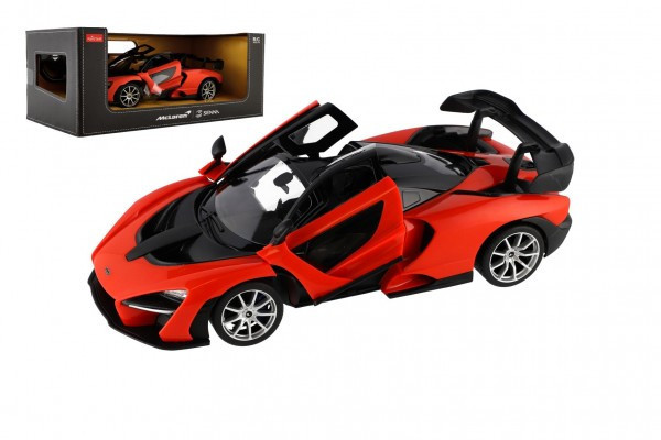Auto RC McLaren oranžové plast 32cm 2,4 GHz na diaľk. ovládanie na batérie v krabici 43x18x22cm
