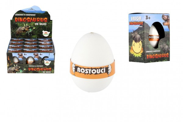 Vejce líhnoucí a rostoucí dinosaurus 6cm v krabičce 7,5x10,5x5 v