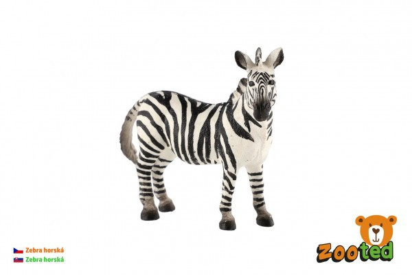 Zebra horská zooted plast 11cm v sáčku