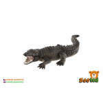 Plastikowy krokodyl z Afryki Zachodniej 17 cm w torbie