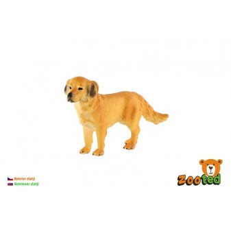 Golden retriever - pies domowy zooted plastik 10cm w woreczku