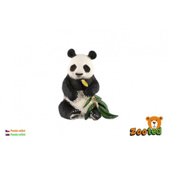 Panda veľká zooted plast 8cm v sáčku