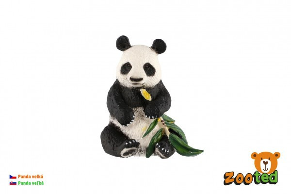Panda veľká zooted plast 8cm v sáčku