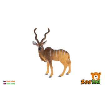 Kudu duże zooted plastik 14cm w torbie