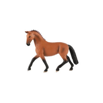 Kôň domáci hnedák zooted plast 13cm v sáčku