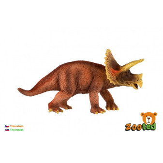 Triceratops zooted plastik 20cm w torbie