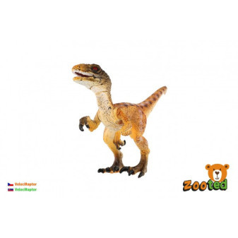 Velociraptor zooted plastik 16cm w torbie