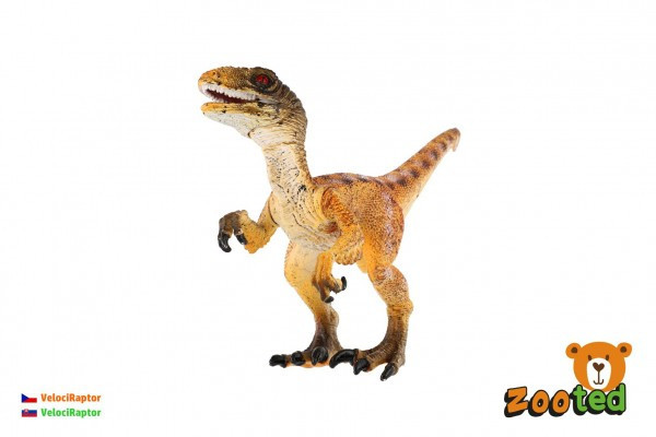 Velociraptor zooted plastik 16cm w torbie