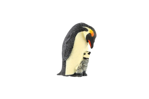Pingwin cesarski z małym zooted plastikiem 6cm w torbie