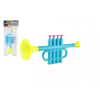 Rúrka/Trumpeta plast 25cm 2 farby v sáčku