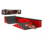 Skatepark - skateboard prstový skrutkovací plast 9cm v krabici 44x10x18cm