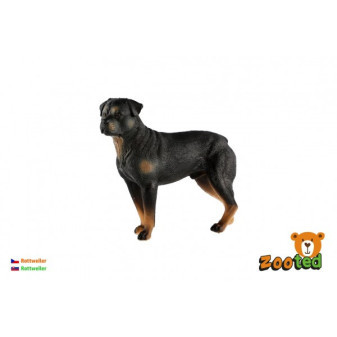 Rottweiler - pies domowy zootowany plastikowy 8cm w worku