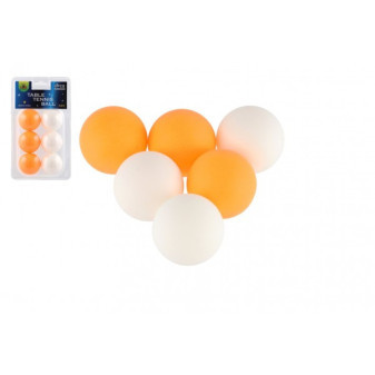 Piłki do tenisa stołowego/ping-ponga 6 szt. Plastikowe 4 cm w blistrze