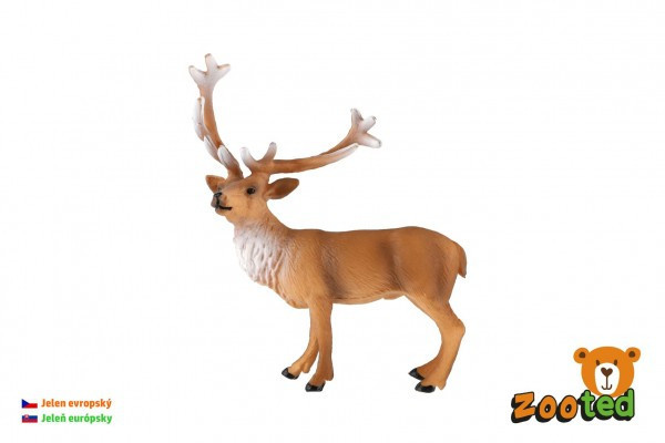 Jelen evropský zooted plast 16cm