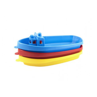 Loď do vody plast 38cm 3 barvy