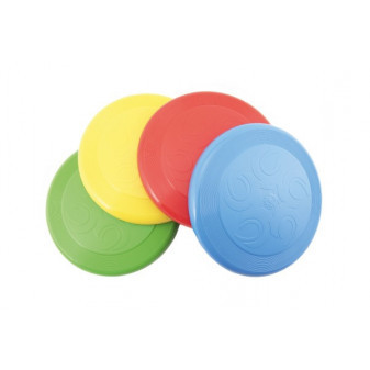 Létající talíř Frisbee plast 23cm 4 barvy 12m+