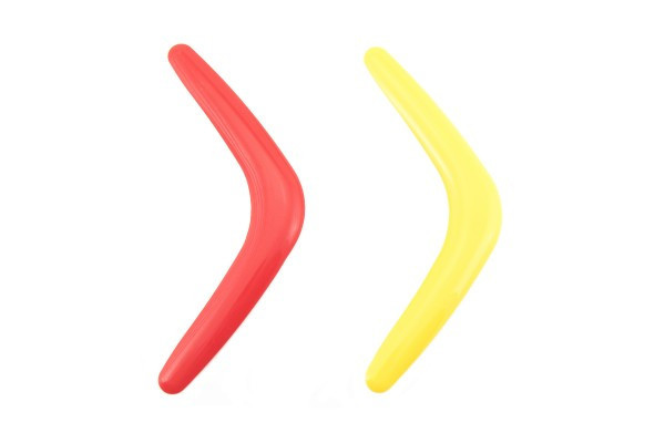 Plastik bumerang 28cm 3 kolory