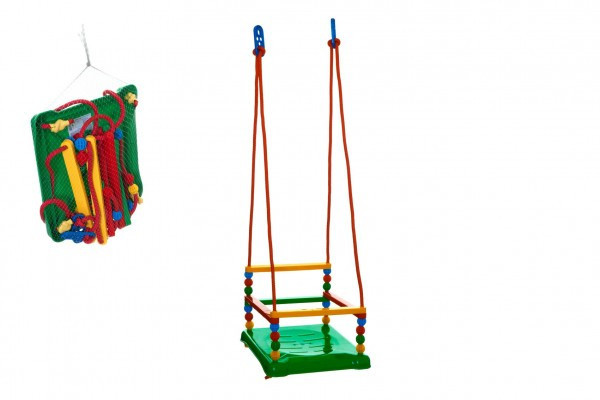 Hojdačka plast 35x34cm zelená nosnosť 40kg v sieťke