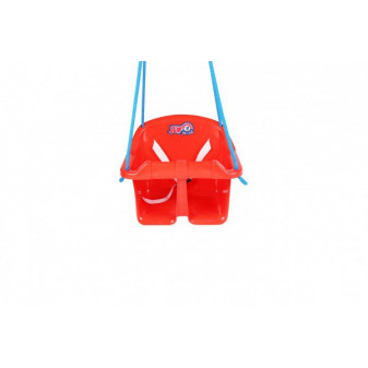 Houpačka Baby plast červená nosnost 20kg 36x30x29cm 24m+