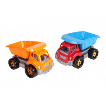 Auto stavebná sklápačka plast na voľný chod 3 farby 19x18x26cm 12m+