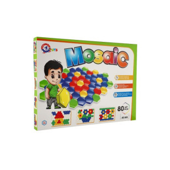 Mozaika klobouček 4cm pro nejmenší hladký 45x34x4cm 12m+