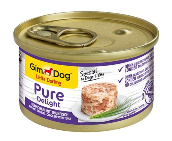 Konzerva GIMDOG PURE DELIGHT kure s tunakom 85g