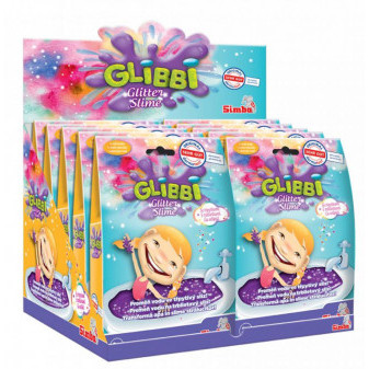 Sliz Glibbi Glitter Slime fialový třpytivý