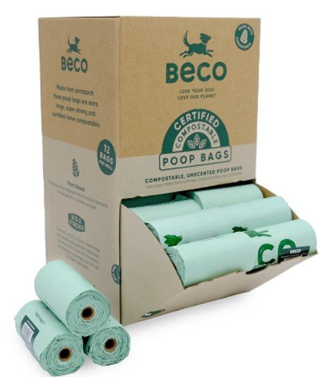 Zásobník na BECO sáčky - kompostovatelné, pultový - 56 rolí po 12 ks