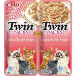 Kapsička Churu Cat Twin Packs - tuňák a kuře ve vývaru 80g