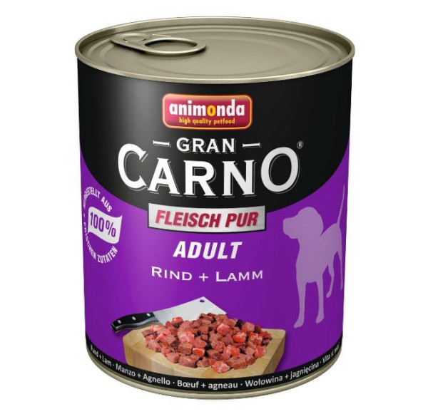 Animonda GranCarno Adult konserwa dla psów wołowina+jagnięcina 400g