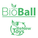 Míč nafouknutý SUPER TELE NEONOVÉ BARVY 22 cm BIO BALL