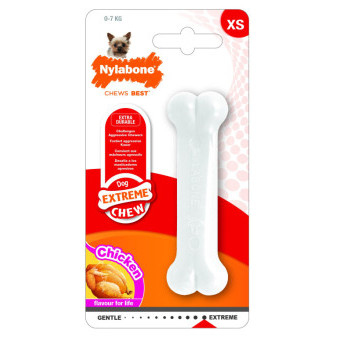 Nylabone hračka Extreme kost příchuť kuře XS