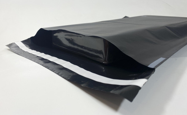 Koperta plastikowa czarna 190 x 250 - 100 szt