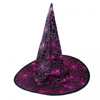 Fioletowa czapka wiedźmy/Halloween dla dzieci