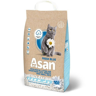Asan Cat Fresh Blue eko-żwirek dla kotów i fretek 10l (2kg)