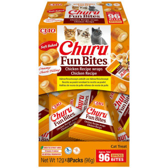 Cat Churu Fun Bites - Chicken Recipe wraps Chicken Recipe 8x12g