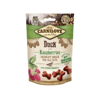 Carnilove Cat Crunchy Snack Duck,Raspberries,meat 50g