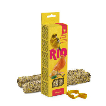 RIO tyčinky pro kanárky s medem a semínky 2x40g