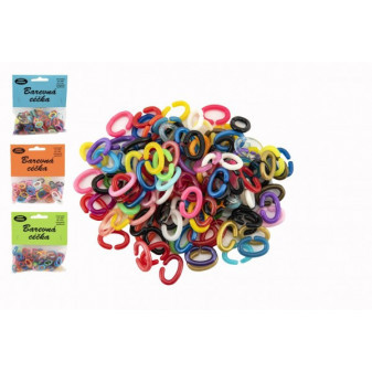 Céčka barevná 25g klasik plast v sáčku 10x11cm