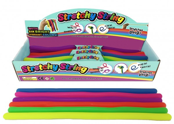Stretch String - natahovací gumová šňůra 2ks silikon 30cm 3 barvy