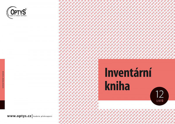 OP 1012 Inventární kniha A4 12 listů