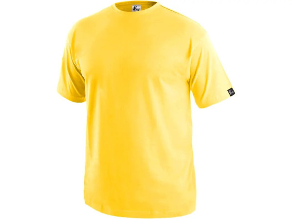 Tričko CXS DANIEL, krátký rukáv, žluté, vel. 2XL