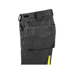 Kalhoty CXS NAOS HV, pánské, černo-žlutá Hi-Vis, reflexní pruhy, vel. 52