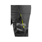 Kalhoty CXS NAOS HV, pánské, černo-žlutá Hi-Vis, reflexní pruhy, vel. 54