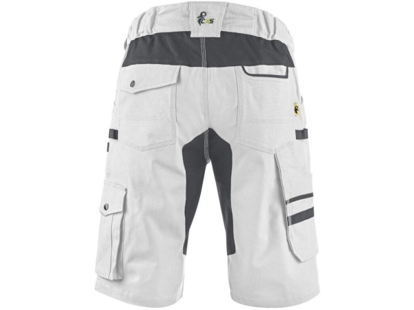Kraťasy CXS STRETCH, pánské, bílo-šedé, vel. 50