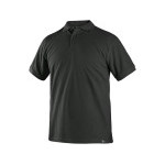 Koszulka polo CXS MICHAEL, krótki rękaw, kolor czarny, rozmiar 3XL