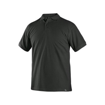 Polokošile CXS MICHAEL, krátký rukáv, černá, vel. 3XL