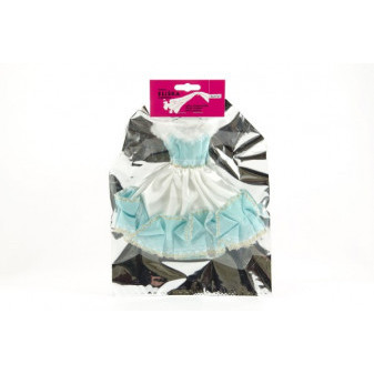 Sukienki/Ubranka dla lalek mix kolorów w woreczku 27x30cm